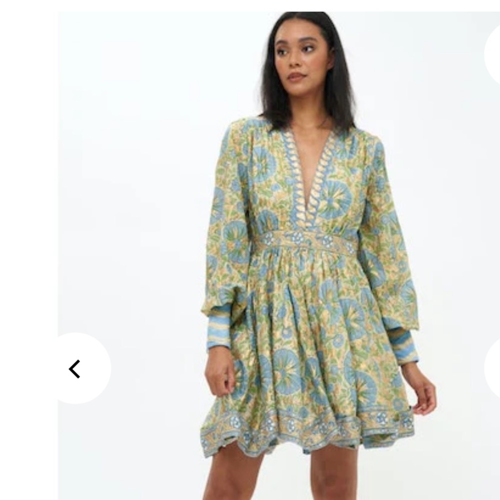 Oliphant vneck mini dress EUC